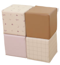 Load image into Gallery viewer, Play Cubes Set of 4 | Floral