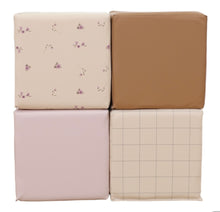 Load image into Gallery viewer, Play Cubes Set of 4 | Floral