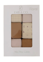 Load image into Gallery viewer, Mini Play Cubes | Floral