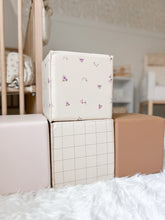 Load image into Gallery viewer, Play Cubes Set of 4 | Floral