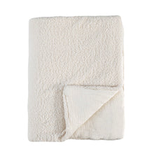Load image into Gallery viewer, Crib Blanket | Teddy Ivory