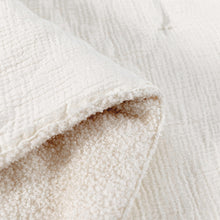 Load image into Gallery viewer, Crib Blanket | Teddy Ivory