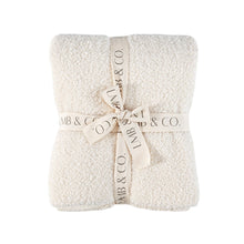 Load image into Gallery viewer, Crib Blanket | Teddy Ivory