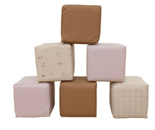 Load image into Gallery viewer, Mini Play Cubes | Floral

