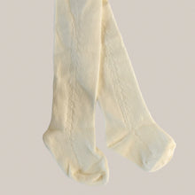 Load image into Gallery viewer, Knit Tights | Vanilla
