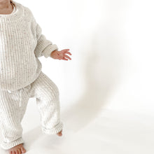 Load image into Gallery viewer, Chunky Knit Pants | Speckled Ivory
